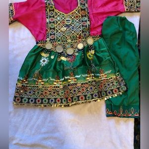 Pakistani frock dress for little girls